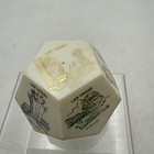 Vintage Las Vegas Hotel Casino Souvenir Paperweight Hexagon Cube Old Hotels Dune