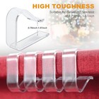  Clear Table Cloth Holder Clips 12 Pcs  Windproof Tablecloth Clips For Outdoor 