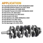 Engine Crankshaft Connecting Rod Fit Hyundai Sonata santa Fe   Kia Optima 2 4l