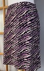 Vtg Gianni Pencil Skirt Women   s Sz 6p Purple Abstract Career Classic Made In Usa