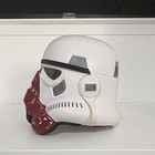 Star Wars Clone Trooper Full Face Plastic Mask Adjustable White red black