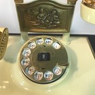 Vintage Deco-tel French Victorian Style Ivory   Gold Rotary Dial Phone
