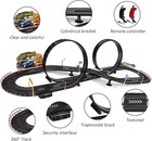 Slot Car Race Track Set Electric Powered Race Track Dual Racing Car Track Set