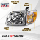 Headlight Assembly With Corner Light Compatible With Toyota Tundra 2000 2001 200