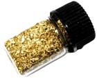  125 Grams Alaskan Yukon Bc Natural Pure Gold Nuggets Mesh  30 W Bottle   b300 