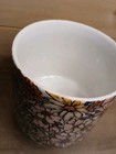 H h  Holt Howard Mcm Pedestal Coffee Mug Pink orange Floral Rare   Vintage 1966