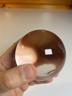 Crystal Ball With Brass Base Fortune Teller Orb Divination Witchy Altar Decor 4 