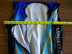 Mens Tri Suit Bike swim run Padded Sleeveless Black Blue Landrys com Med large