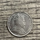 1902 Canada Five Cents King George Vii Silver Vintage Coin See Description