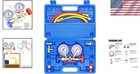 3 Way Ac Manifold Gauge Set Hvac Refrigerant Charging Tool Auto Household R40   