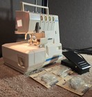Vintage Baby Lock Bl302 Professional Electronic Serger Sewing Machine   Pedal     
