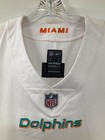 Miami Dolphins Nike Game Used Team Issued White Sample Jersey Size 44 Year 2017