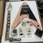 Ship Us Unfinished Flying V Style Diy Electric Guitar Kit Mahogany Body