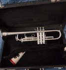 Trumpet King Silver Flair W Vincent Bach1-1 2 Mouthpiece  Original Case   Mute