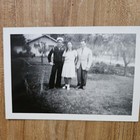 Vintage Post Ww2 1940 s Us Navy Man Sailor With Family Photo Long Beach Ca