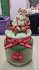Vintage Coca-cola Decorative Holiday Candle Santa Claus Christmas New Nib