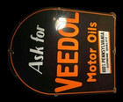 Porcelain Veedol Enamel Sign Size 24 Inches Double Sided