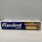 Fixodent Ultra Max Hold Denture Adhesive Cream 2 2 Oz        damage Box