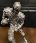 Signed 1979 Michael Ricker Ltd  Edition No  414 500 Pewter Football Player
