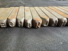 Mark Rite 1 4  Letters Alphabet Dies Punches Stamps Metal Wood Set See Desc