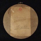 Wwi Memorial Plaque Bronze Medal 3    Sculptor Alfred Drury    lest We Forget   
