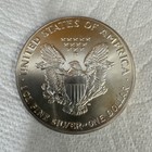 1986 American Eagle 1oz Fine Silver Bullion One Dollar Coin Beautiful Toning
