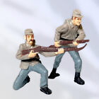 Rare Confederate Soldiers American Civil War Army Lot 2 Pvc Toy Model Figures