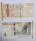 Denmark 100 Kroner 2024  2020  P 71 Unc New Banknote