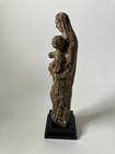 Antique 18-19th C   Spanish Colonial Wood  Madonna And Child 9 5    Religious Art 