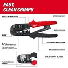 Milwaukee 48-22-3074 Ratcheting Pass-through Crimper   Stripper