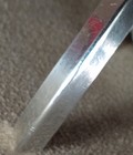 Vintage Signed Navajo   Heavy Sterling Silver Carinated Knife Edge Cuff Bracelet