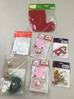Lot Of 7 Christmas Kits-jingle Bells  Stocking   Ornaments-new