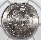 2000 Double Denomination 1c Lincoln Struck On 10c Struck Dime Pcgs Ms65
