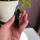 Black Banded Agate Crystal Tower Grounding Protection Healing Stone Point