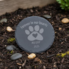 Pet Memorial Stone  Pet Loss Gift  Custom Memorial  Dog Cat Heart Slate Plaque