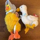 Lot Of 2 Ty Attic Treasures Bonnie The Chick   Georgette The Duck 1993 With Tags