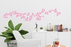 Leopard Cheetah Animal Print Wall Sticker Decals 31pc 5  Room Decor Peel-n-stick