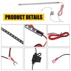 Under Hood Led Light Kit - Automatic On off - Universal Fits Any Vehicle White