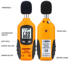 Lector De Nivel De Sonido Con Medidor Decibel 30-130db  a   Medidor De Ruido New