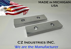  1 Set   2 Pieces  8 x2 x1  Machined Aluminum Soft Jaws Kurt 6  Vises 8 X 2 X 1