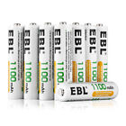 Ebl 1 2v Ni-mh Rechargeable Aa Aaa Batteries  280 600mah 9v Battery  charger Lot