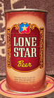 1952 Lone Star Steel Flat Top Steel Beer Can San Antonio Texas Opened   Empty