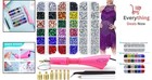Hotfix Rhinestones Applicator Kit Bedazzler Tool 5600 Crystal Gems Clothes Cr   