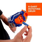 Nerf N-strike Elite Disruptor Blaster Gun 6 Dart Drum Outdoor Fun Toy For Kids