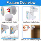 Magnetic Cabinet Locks Childproof Toddler Baby Proof Drawer Door Safety Latches