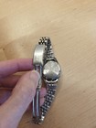  as Is vintage Gruen Precision Women   s Quartz 2 Tone Date Bracelet Watch  Manual
