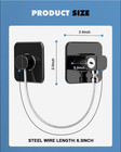 2 Pack Fridge Lock Freezer Lock With 4 Key Child Safety Refrigerator Lock Steel