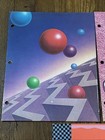 Vintage Mead Trapper Keeper Portfolio Designer Series 2 Pocket Folder Lot Of 3 B