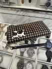 Michael Kors Jet Set Travel Houndstooth Print Continental Wristlet Nwt