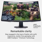 Dell - S3222dgm 32  Led Curved Qhd Freesync Gaming Monitor  displayport  Hdmi   